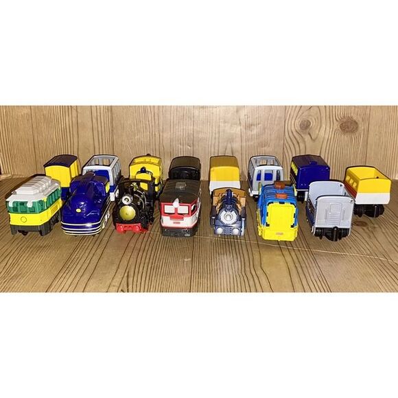 Lot of 15 Mattel Fisher Price 2006 GeoTrax Train Carts Lights and Sound - Picture 1 of 3